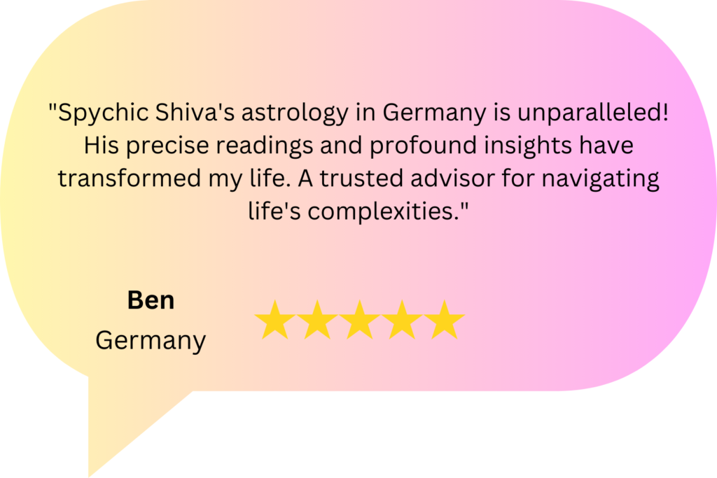 Spychic Shiva's astrology services exceeded all my expectations! His deep insights and accurate predictions left me truly amazed. With his guidance, I gained clarity and direction in my life like (1)